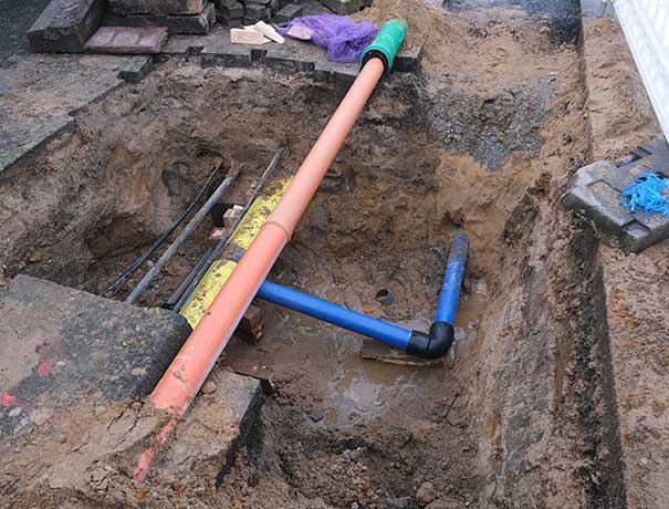 water line repair service